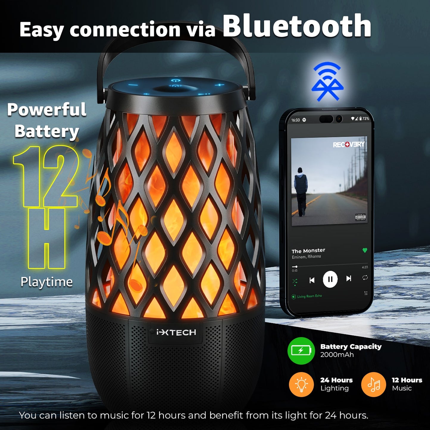 Altavoces Bluetooth al aire libre (2 Pack)