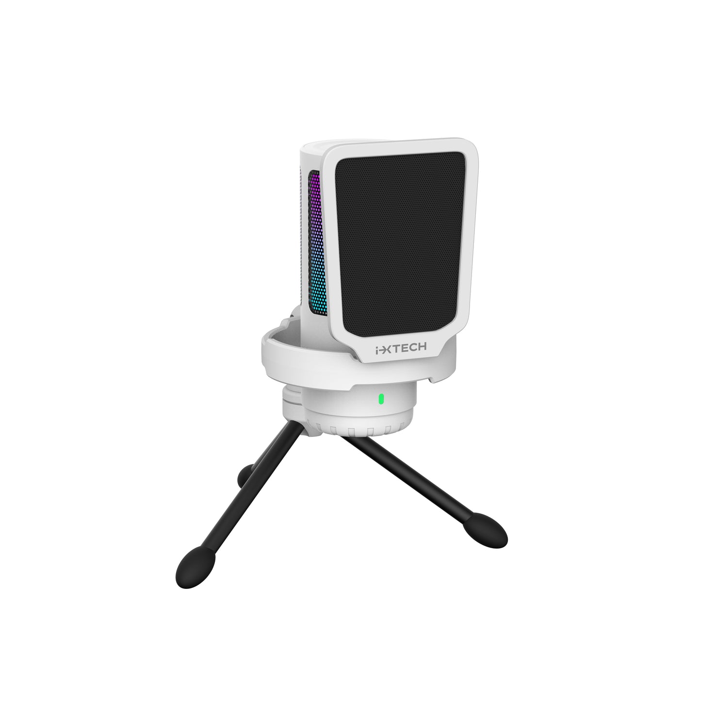 IX-MIC03 USB RGB Condenser Microphone for Streaming, Gaming, Podcasting With Tripod Stand