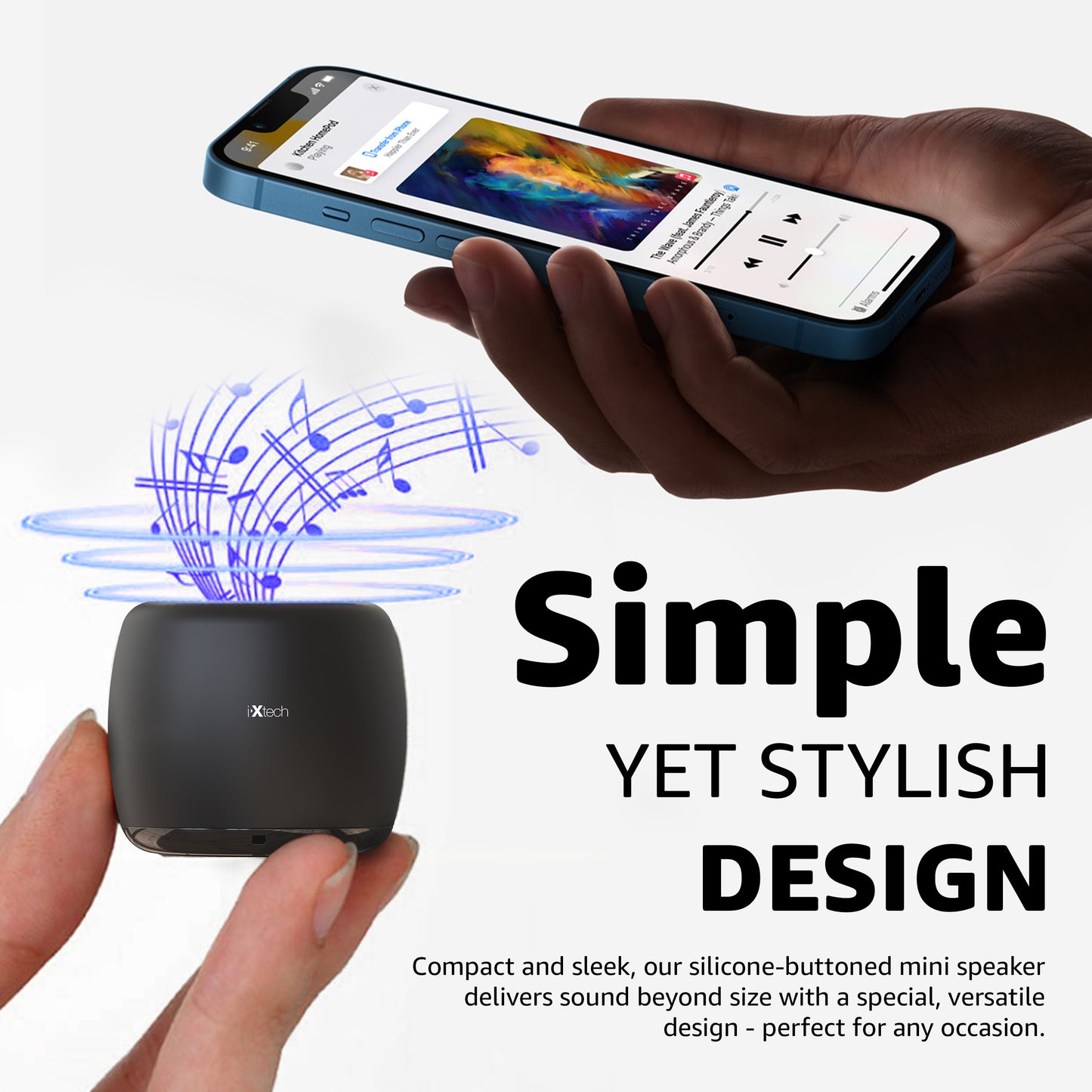 IXTECH Portable Small Bluetooth Speaker