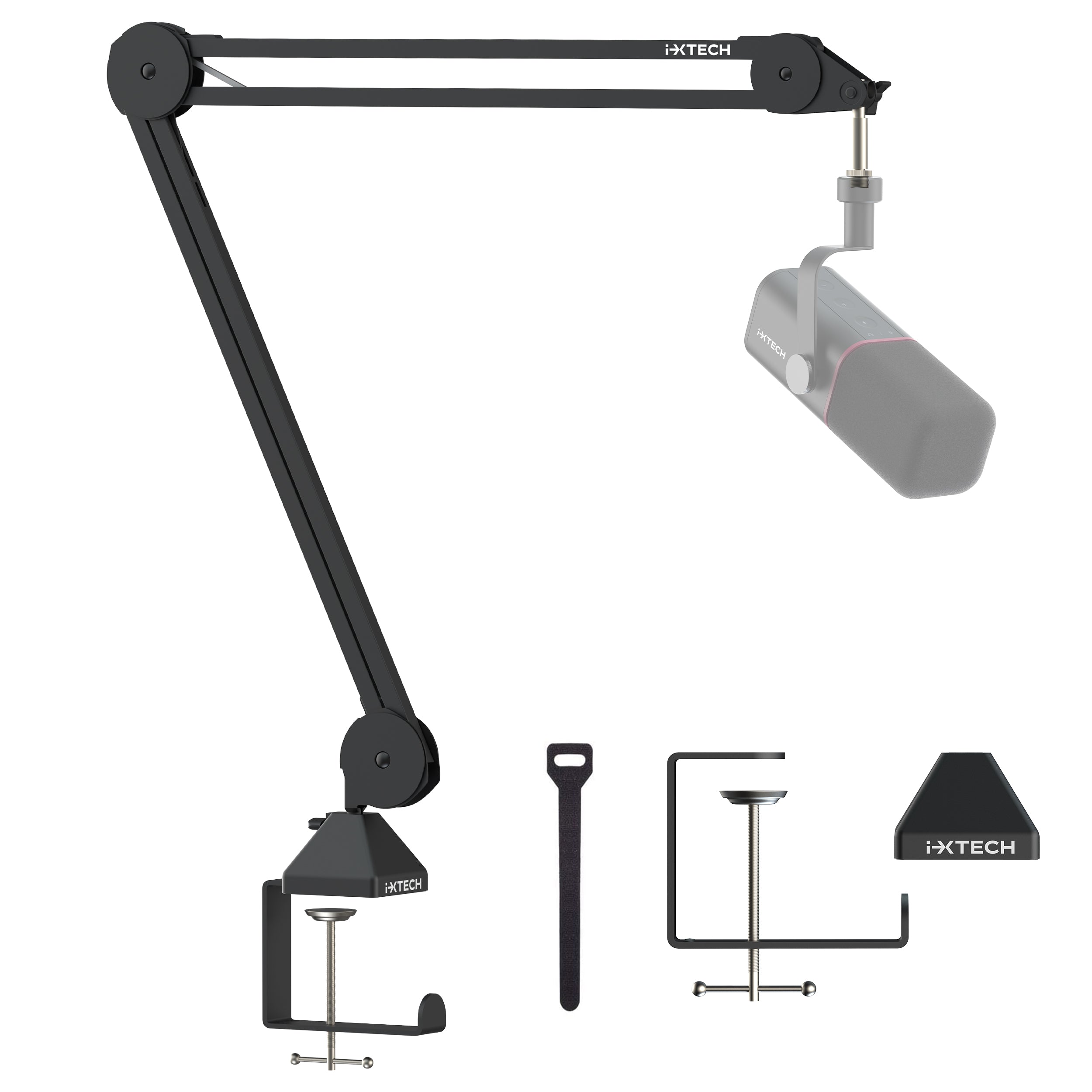 I-XTECH | Microphone Boom Arm With Cable Ties MI06